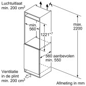 Foto van Inbouw koelkast Siemens KI42LEDD1 iQ500